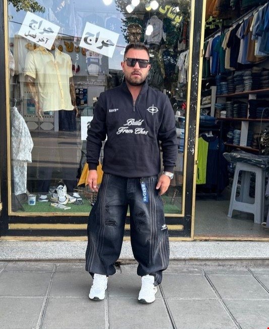 شلوار بالونی سه خط ادیداس 